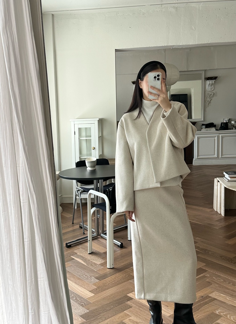 LE VASE東大門㊣實拍女士新品熱賣時尚休閑人氣半身裙中短裙LE VASE半身裙/中短裙