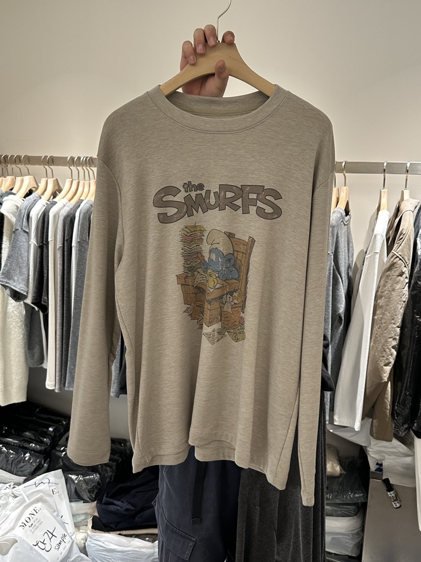 MONE-A韓國直郵㊣女士新款休閑職業人氣25秋冬時尚長袖T恤MONE-A長袖T恤圖色3