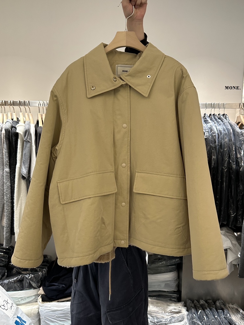 MONE-A東大門㊣實拍女士新款人氣推薦真品時尚25秋冬熱賣夾克MONE-A夾克