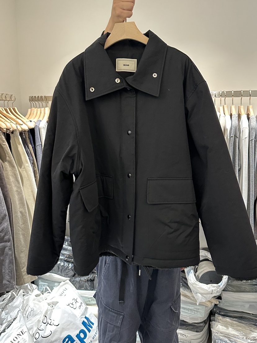 MONE-A東大門㊣實拍女士新款人氣推薦真品時尚25秋冬熱賣夾克MONE-A夾克圖色3