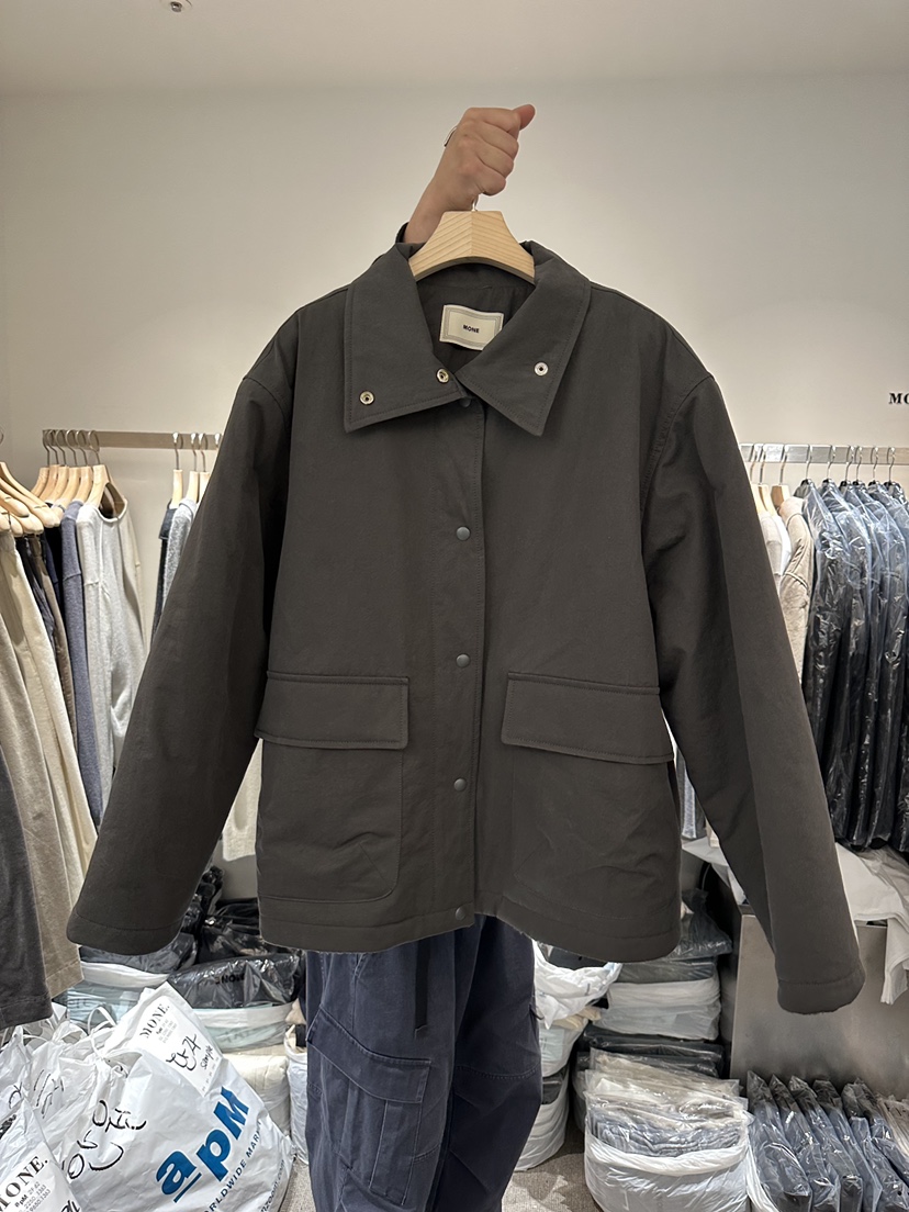 MONE-A東大門㊣實拍女士新款人氣推薦真品時尚25秋冬熱賣夾克MONE-A夾克圖色4
