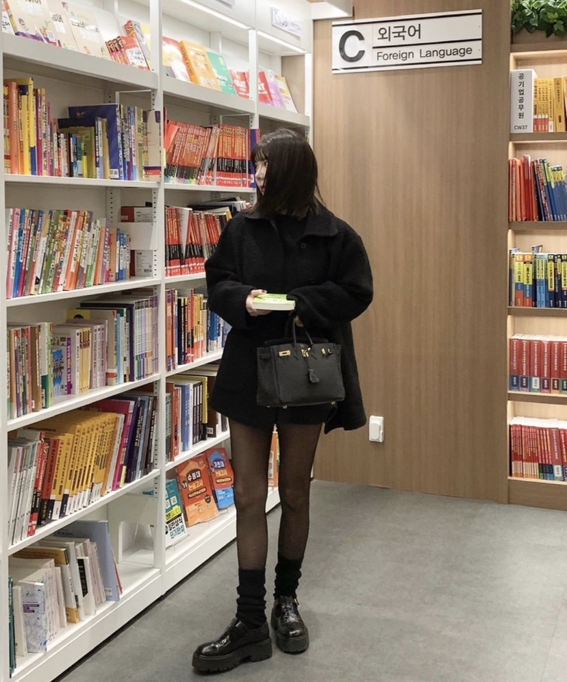 COURGETTE韓國代購㊣女裝新品25秋冬推薦真品時尚中長款大衣COURGETTE中長款大衣