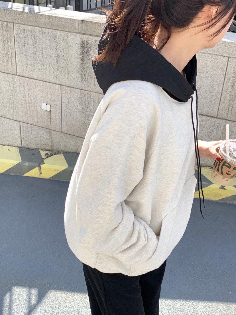 COURGETTE東大門㊣代購女裝新款真品熱賣25秋冬職業衛衣連帽衫COURGETTE衛衣