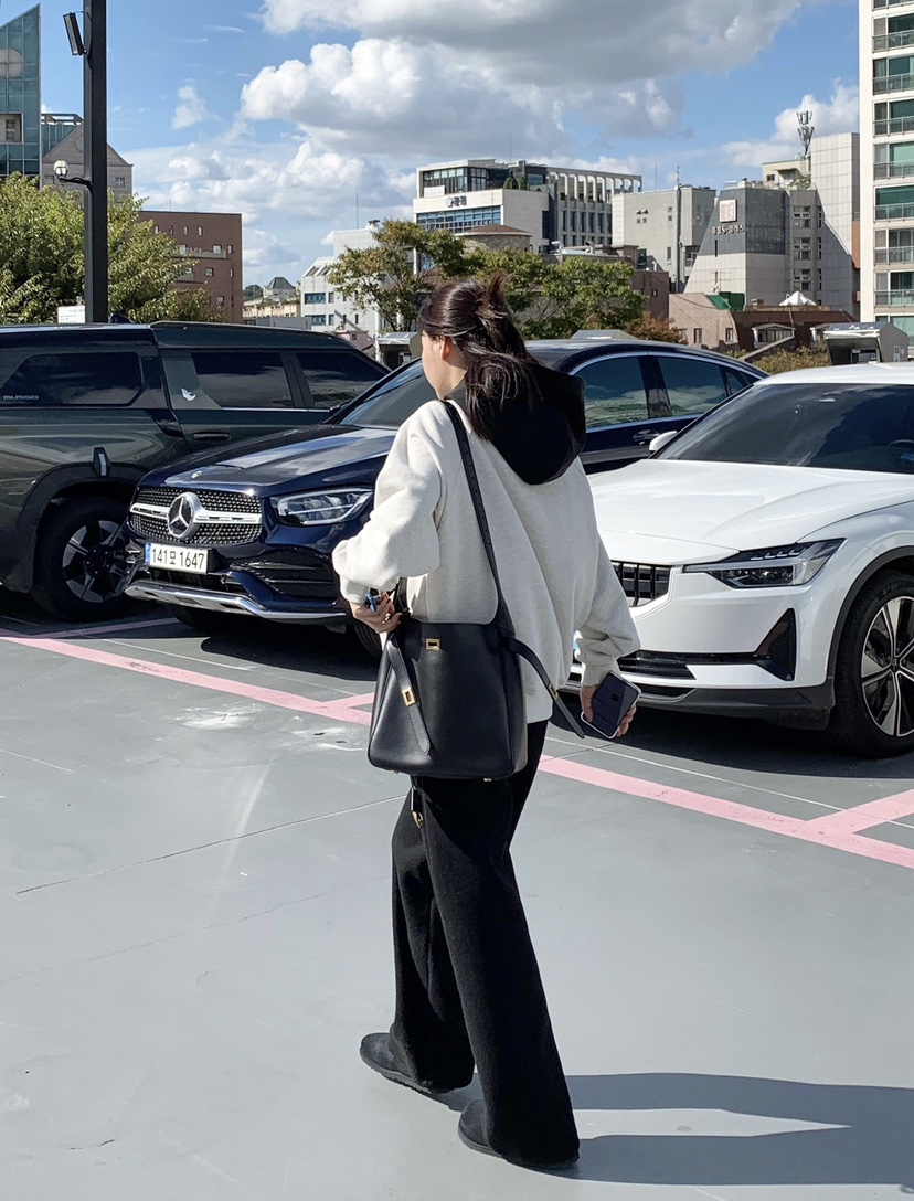 COURGETTE東大門㊣代購女裝新款真品熱賣25秋冬職業衛衣連帽衫COURGETTE衛衣