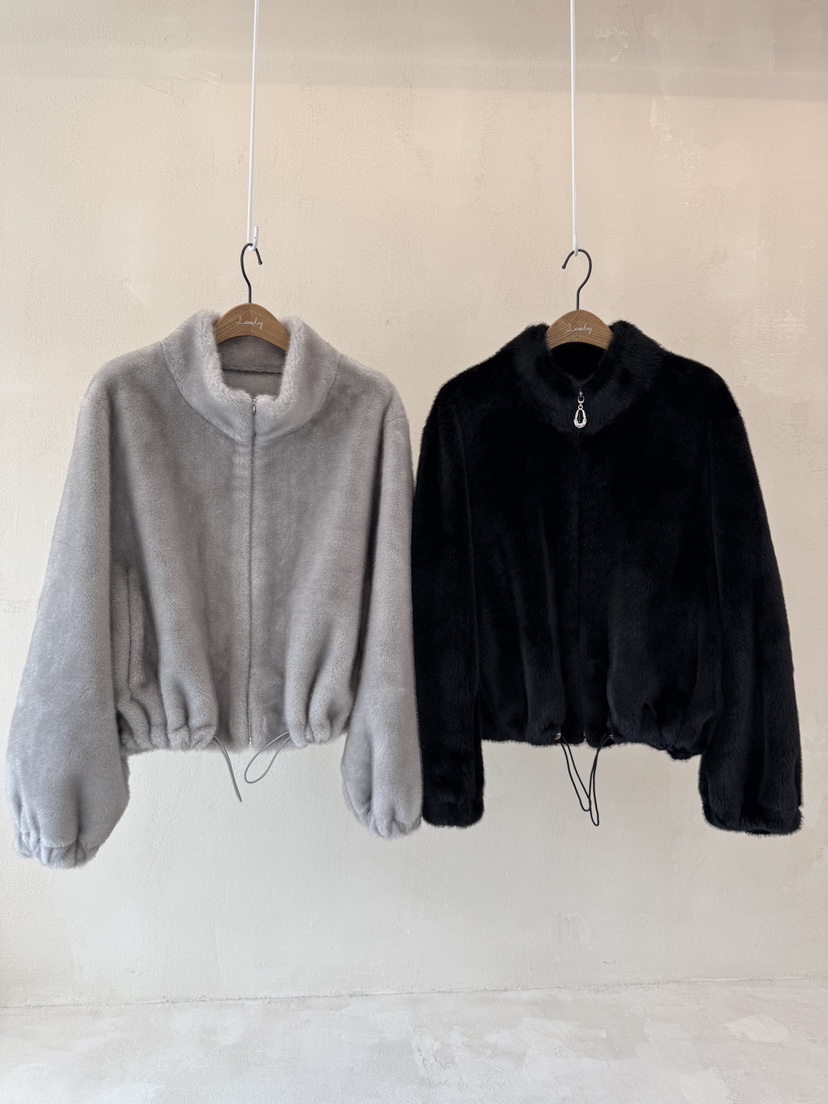 LAUNDRY韓國直郵㊣女士新款人氣推薦25秋冬真品夾克皮草連帽LAUNDRY夾克