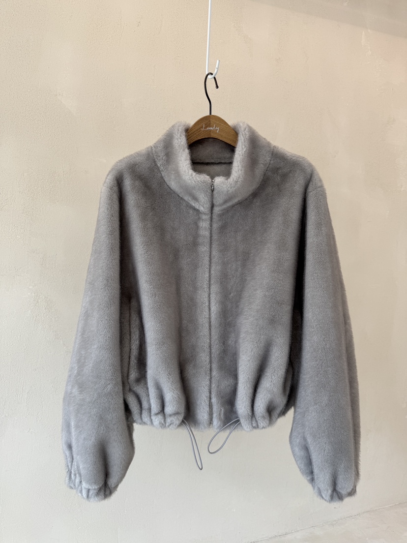 LAUNDRY韓國直郵㊣女士新款人氣推薦25秋冬真品夾克皮草連帽LAUNDRY夾克圖色1