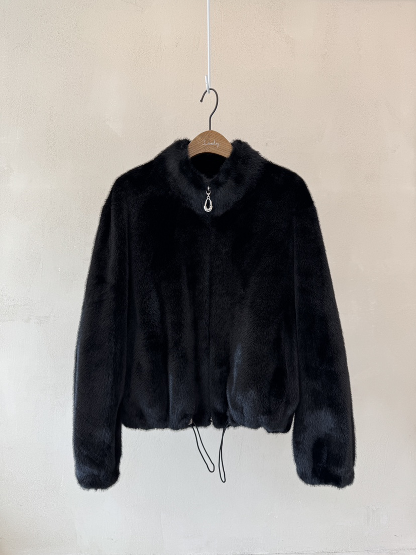 LAUNDRY韓國直郵㊣女士新款人氣推薦25秋冬真品夾克皮草連帽LAUNDRY夾克圖色2