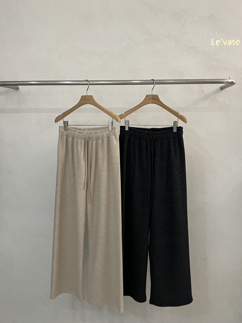 LE VASE東大門㊣代購女裝新品職業25秋冬時尚人氣休閑休閑褲LE VASE休閑褲