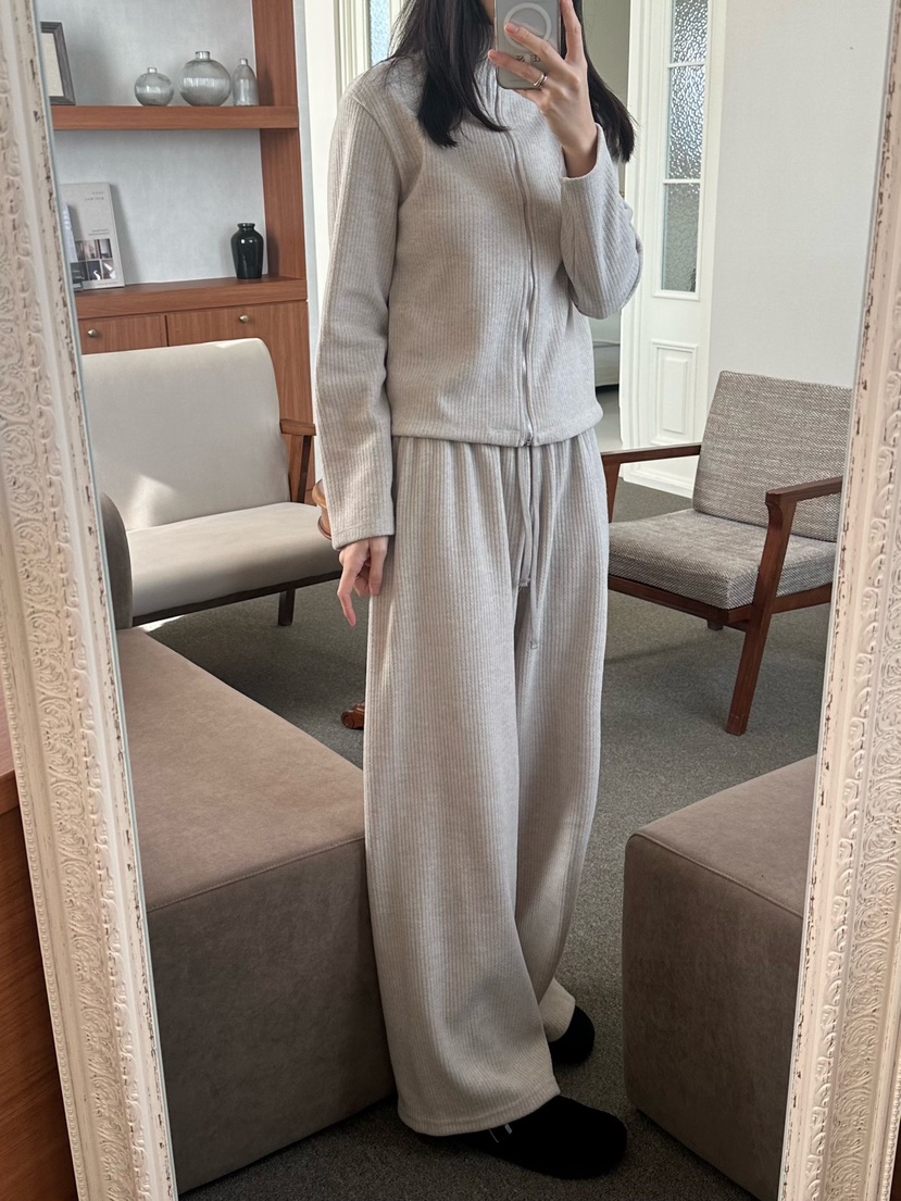 LE VASE東大門㊣代購女裝新品職業25秋冬時尚人氣休閑休閑褲LE VASE休閑褲