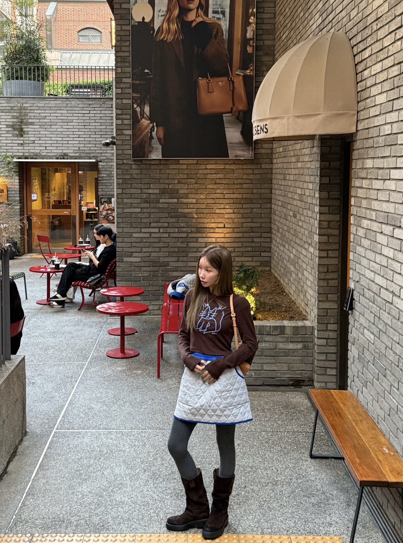 ZEROZERO東大門㊣代購女裝新品人氣時尚職業短裙燈芯絨絎縫ZEROZERO短裙