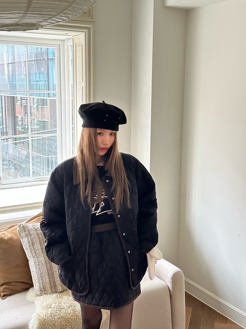 ZEROZERO東大門㊣代購女裝新品人氣時尚職業短裙燈芯絨絎縫ZEROZERO短裙圖色2