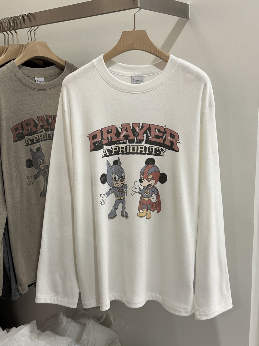 PEPPER-L韓國直郵㊣女裝新品推薦熱賣真品職業長袖T恤加絨PEPPER長袖T恤圖色1