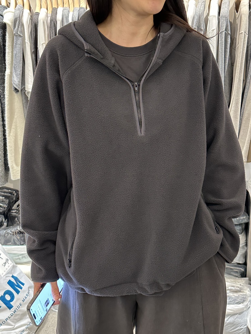 MONE-A東大門㊣代購女士新款休閑真品推薦25秋冬衛衣羊毛拉鏈MONE-A衛衣圖色5