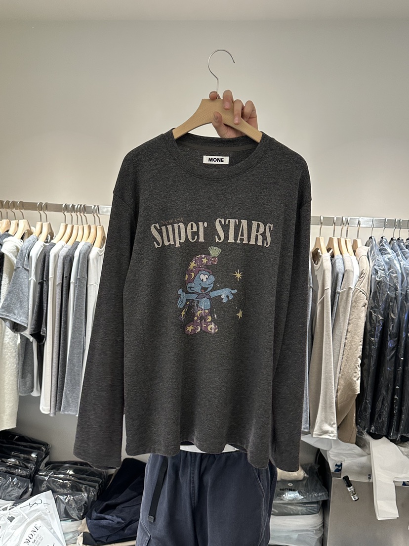 MONE-A東大門㊣代購女裝新品25秋冬熱賣職業時尚推薦長袖T恤MONE-A長袖T恤圖色1