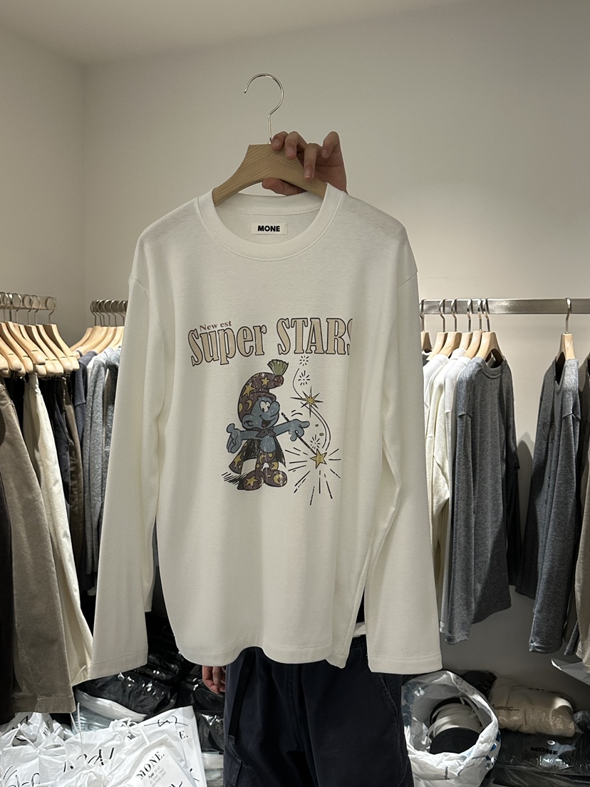 MONE-A東大門㊣代購女裝新品25秋冬熱賣職業時尚推薦長袖T恤MONE-A長袖T恤圖色2