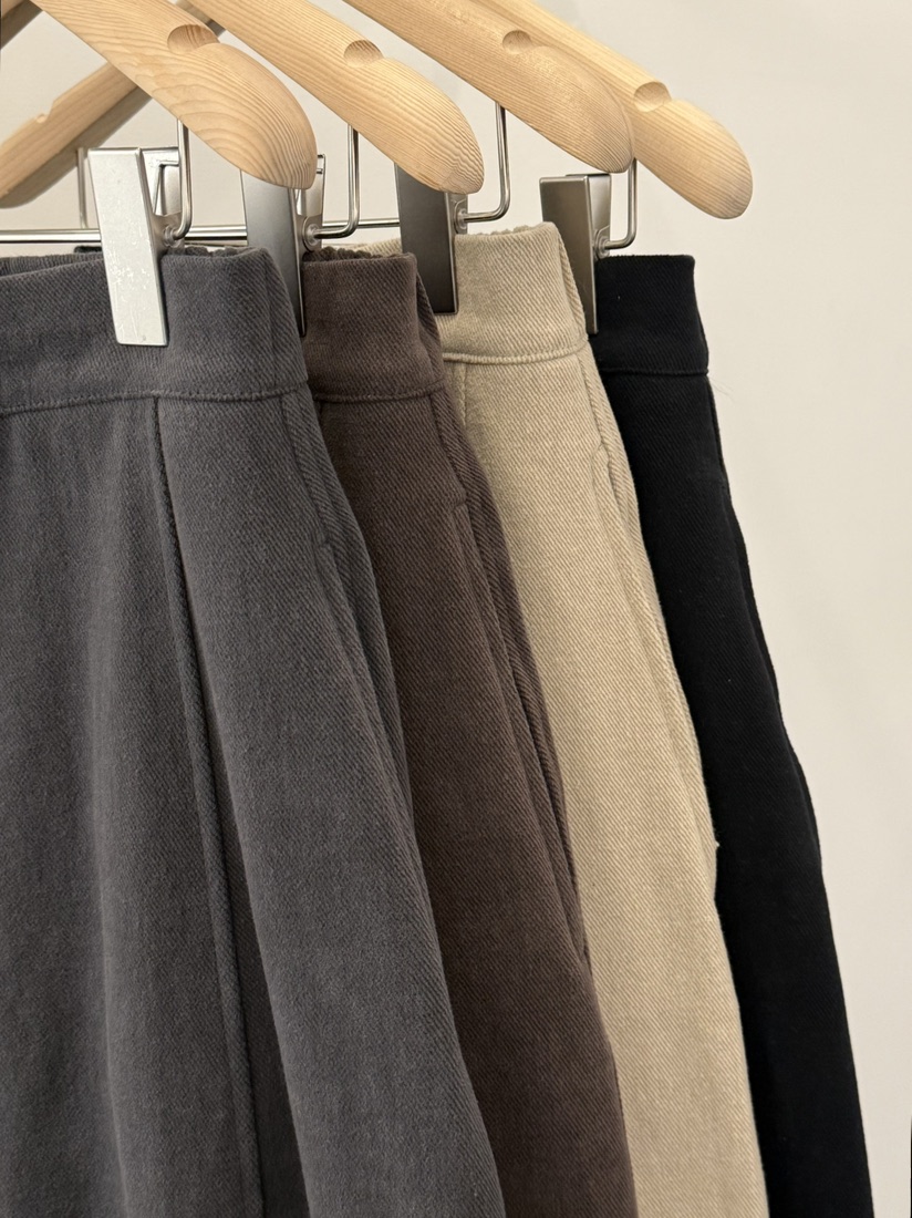 MONE-A韓國直郵㊣女裝新品人氣25秋冬時尚職業休閑褲毛絨羊毛MONE-A休閑褲