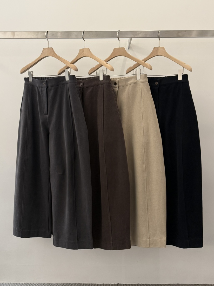 MONE-A韓國直郵㊣女裝新品人氣25秋冬時尚職業休閑褲毛絨羊毛MONE-A休閑褲