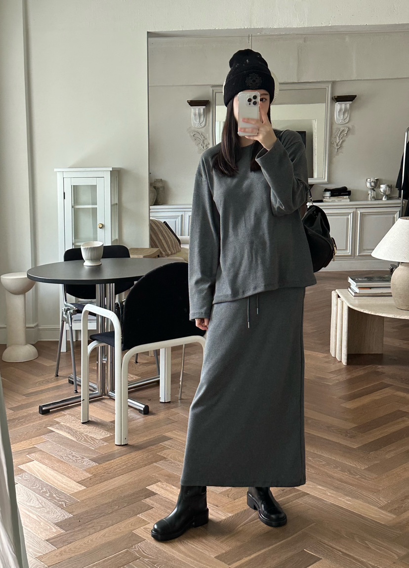 LE VASE東大門㊣實拍女裝新品推薦熱賣25秋冬人氣真品長裙LE VASE長裙