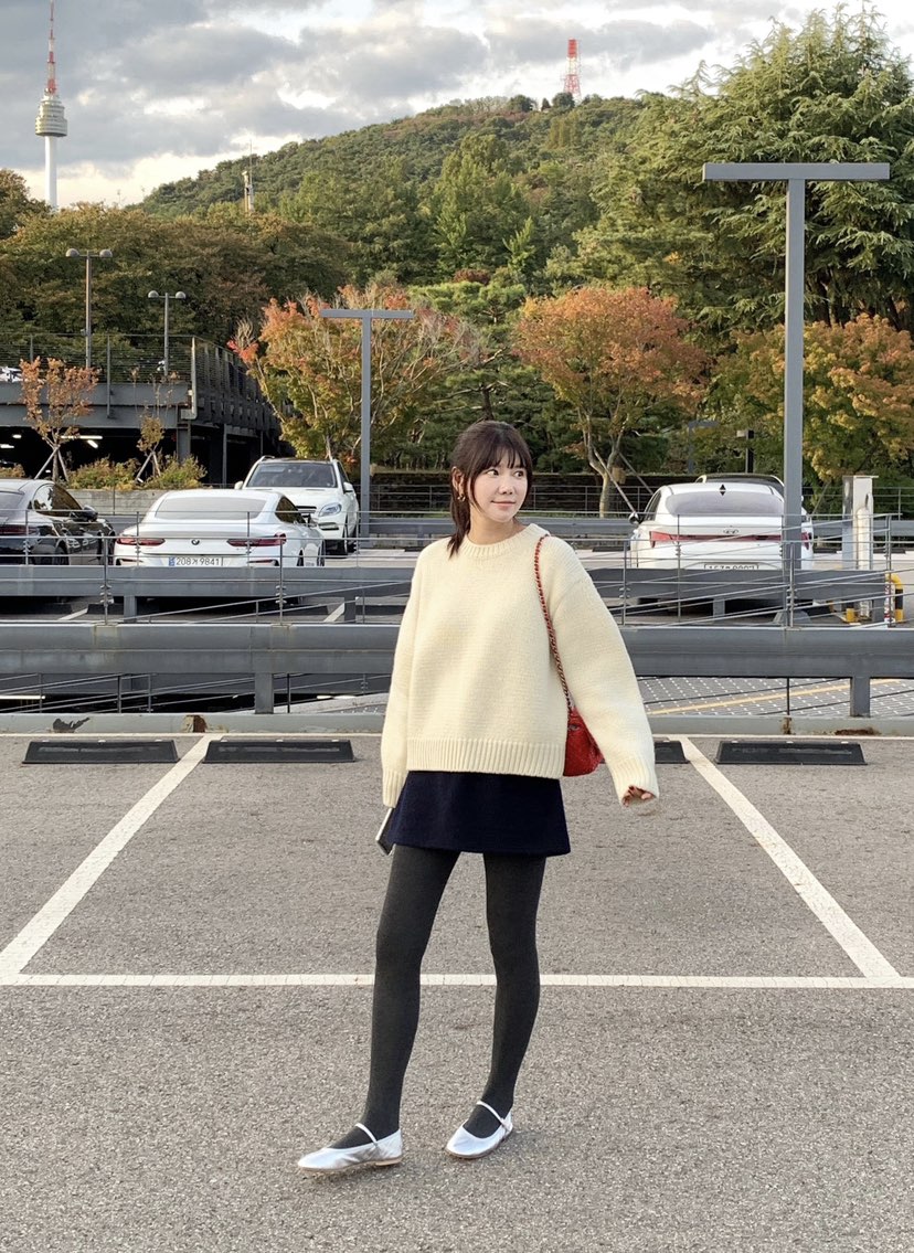 COURGETTE韓國直郵㊣女裝新品人氣推薦休閑時尚真品25秋冬短裙COURGETTE短裙