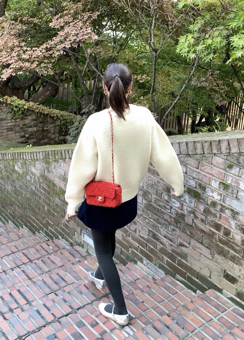 COURGETTE韓國直郵㊣女裝新品人氣推薦休閑時尚真品25秋冬短裙COURGETTE短裙