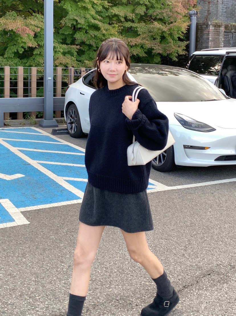 COURGETTE韓國直郵㊣女裝新品人氣推薦休閑時尚真品25秋冬短裙COURGETTE短裙