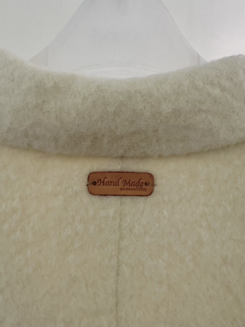 ERUME韓國直郵㊣女士新品休閑真品推薦中長款大衣含腰繩羊駝ERUME中長款大衣