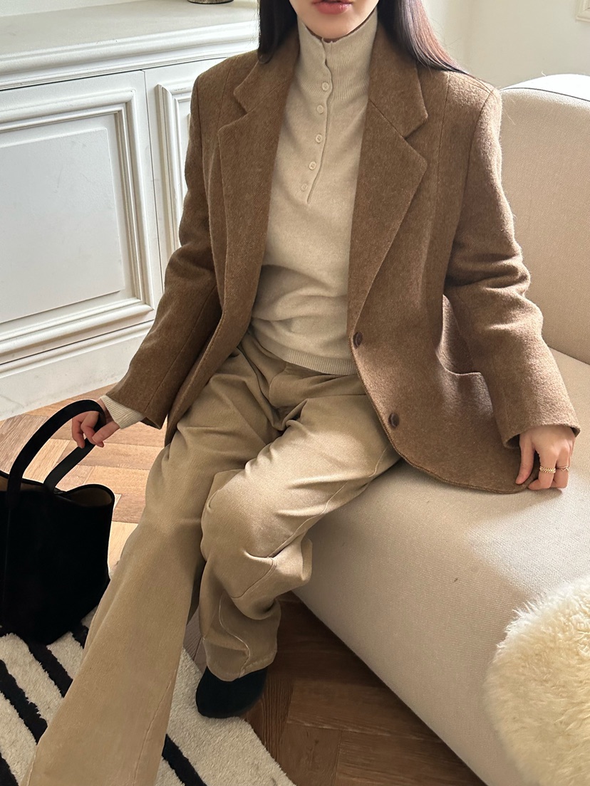 LE VASE東大門㊣代購女裝新品熱賣職業25秋冬休閑褲燈芯絨LE VASE休閑褲