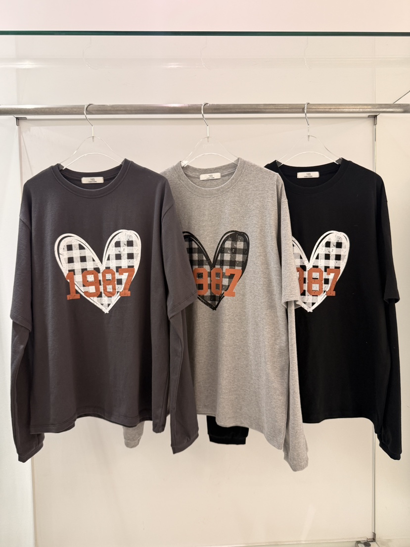 YES東大門㊣代購女士新品推薦25秋冬人氣職業真品熱賣長袖T恤YES長袖T恤