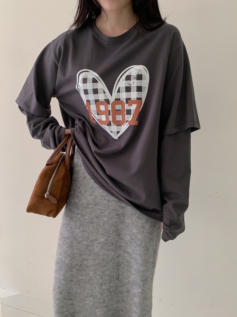 YES東大門㊣代購女士新品推薦25秋冬人氣職業真品熱賣長袖T恤YES長袖T恤