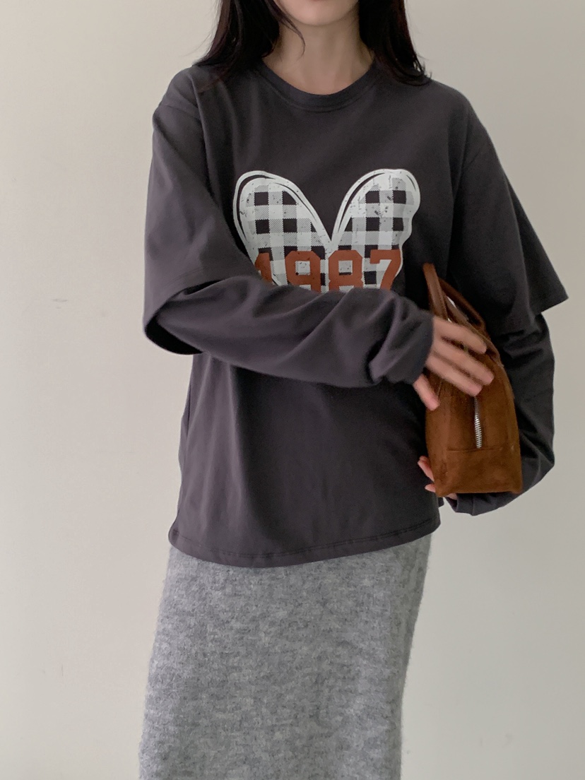 YES東大門㊣代購女士新品推薦25秋冬人氣職業真品熱賣長袖T恤YES長袖T恤