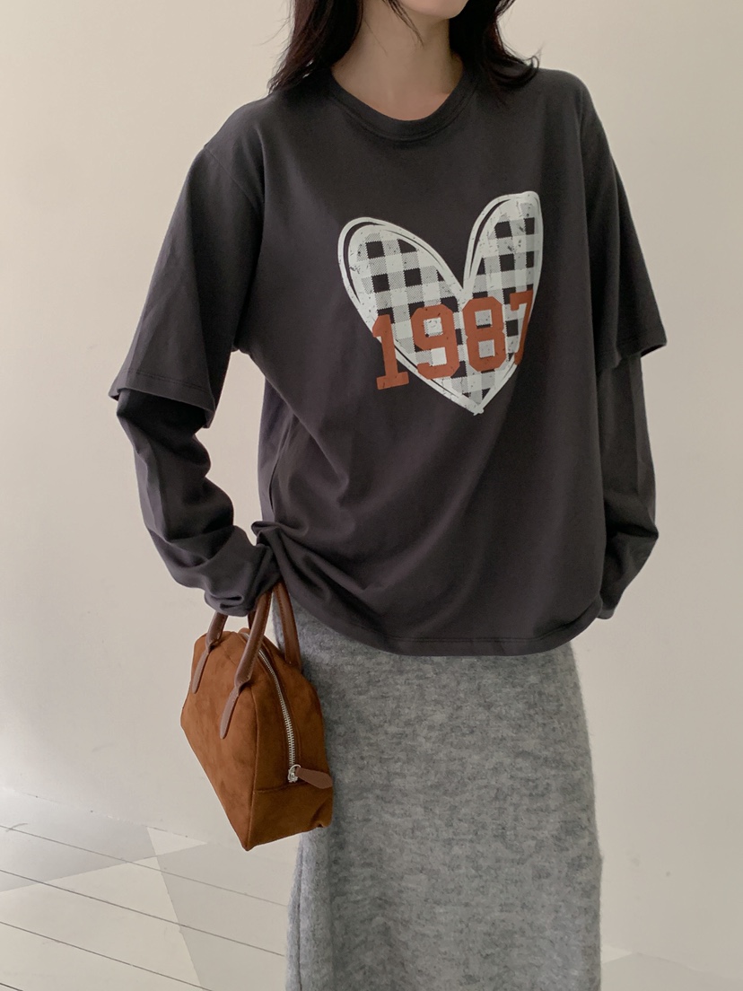 YES東大門㊣代購女士新品推薦25秋冬人氣職業真品熱賣長袖T恤YES長袖T恤