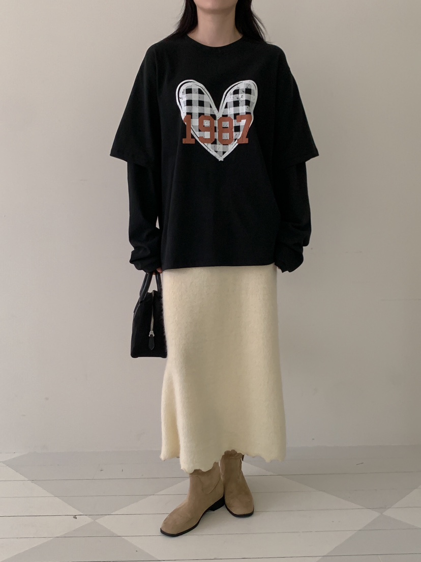 YES東大門㊣代購女士新品推薦25秋冬人氣職業真品熱賣長袖T恤YES長袖T恤