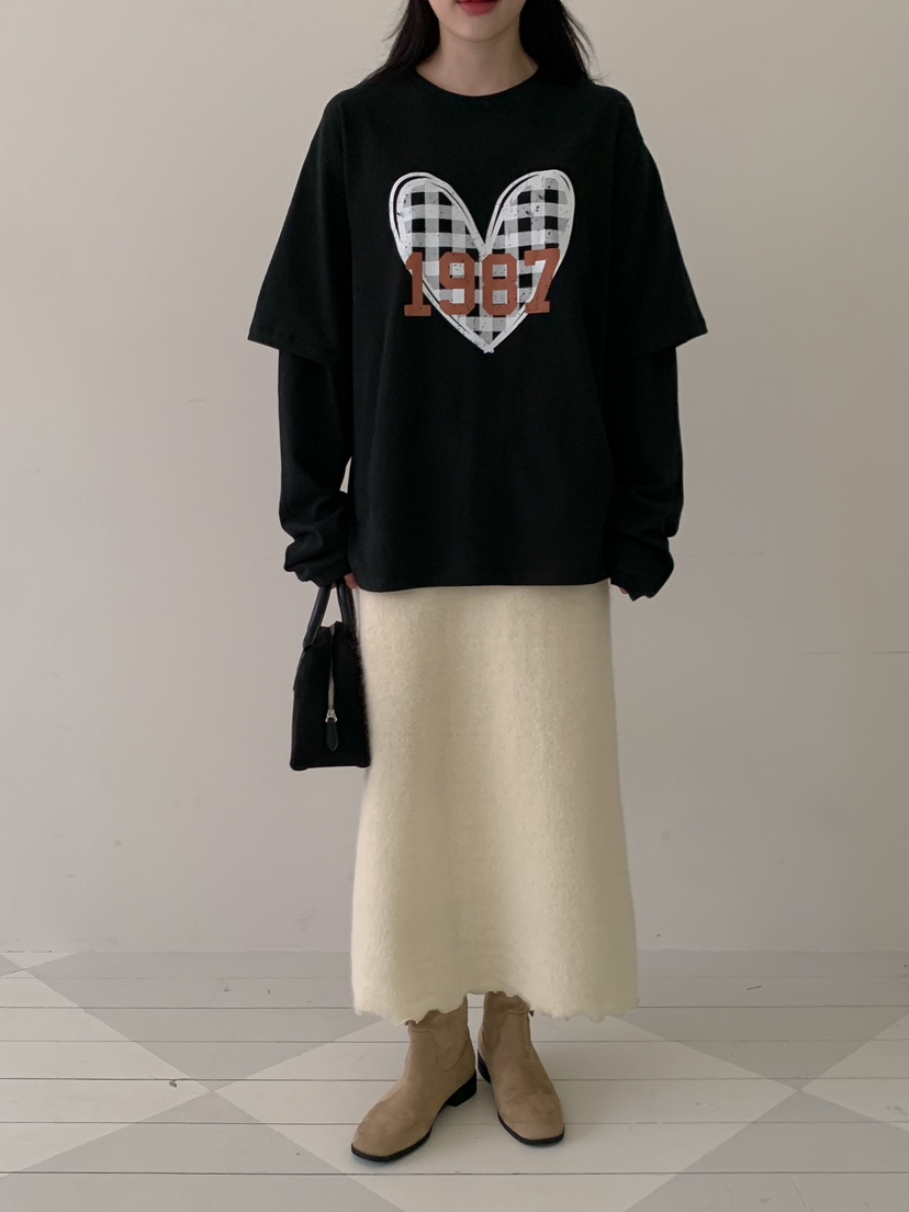 YES東大門㊣代購女士新品推薦25秋冬人氣職業真品熱賣長袖T恤YES長袖T恤