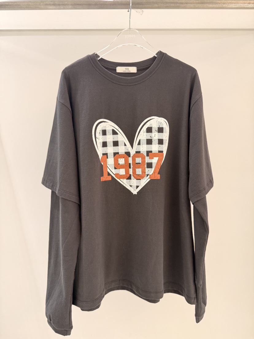 YES東大門㊣代購女士新品推薦25秋冬人氣職業真品熱賣長袖T恤YES長袖T恤圖色2