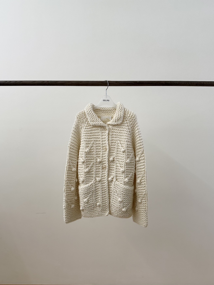 ERUME韓國直郵㊣女士新品真品熱賣職業人氣25秋冬針織衫手工制作ERUME針織衫圖色1