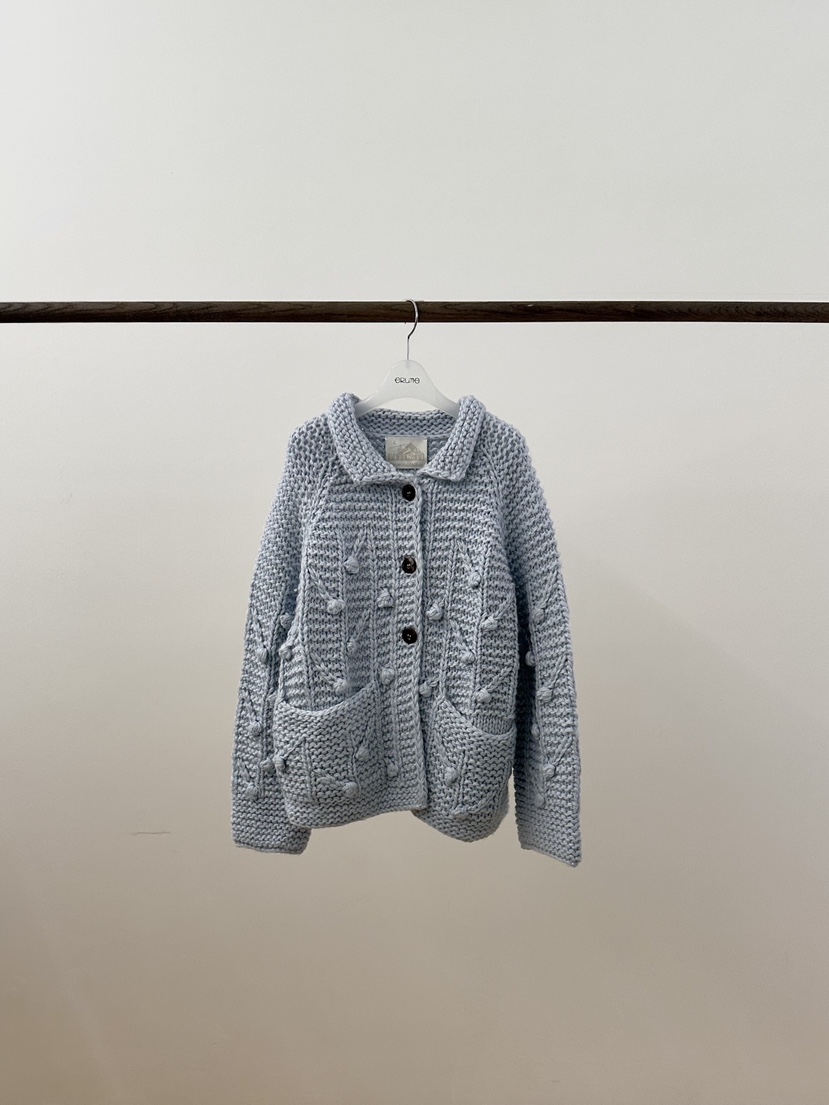 ERUME韓國直郵㊣女士新品真品熱賣職業人氣25秋冬針織衫手工制作ERUME針織衫圖色2