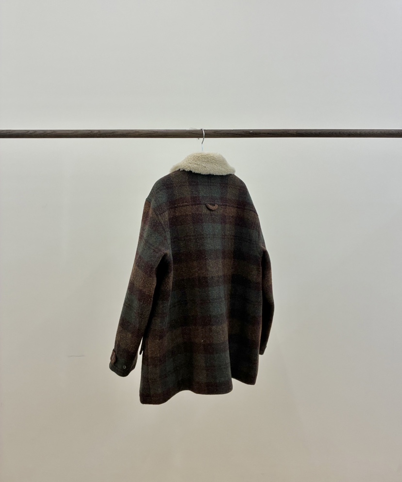 ERUME東大門㊣代購女士新款熱賣人氣真品職業休閑短款大衣格紋ERUME短款大衣