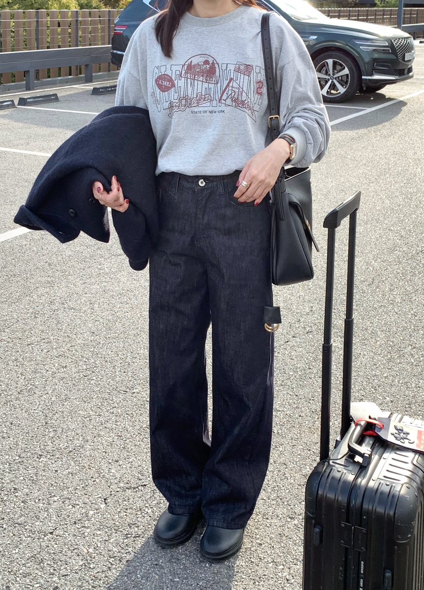 COURGETTE韓國代購㊣女裝新款人氣推薦休閑25秋冬真品長袖T恤COURGETTE長袖T恤