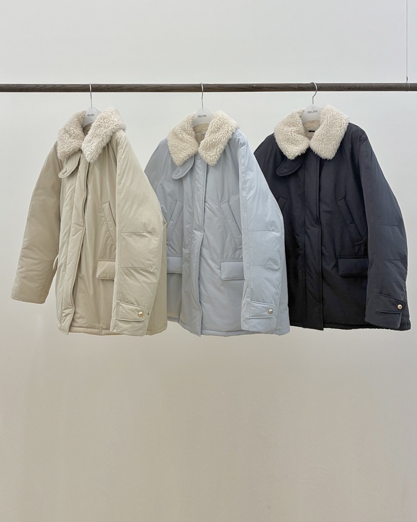 ERUME韓國直郵㊣女裝新款熱賣25秋冬職業時尚人氣真品短款棉服ERUME短款棉服