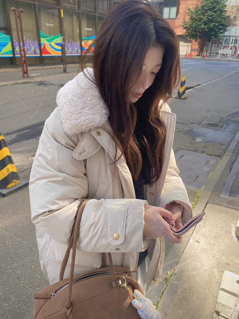 ERUME韓國直郵㊣女裝新款熱賣25秋冬職業時尚人氣真品短款棉服ERUME短款棉服