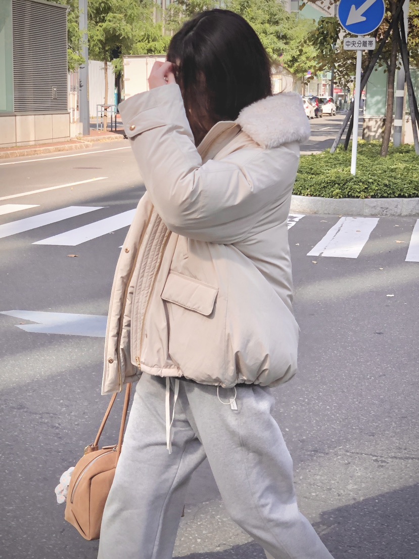 ERUME韓國直郵㊣女裝新款熱賣25秋冬職業時尚人氣真品短款棉服ERUME短款棉服