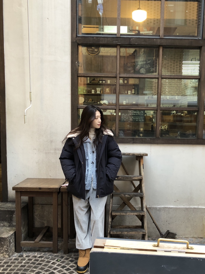 ERUME韓國直郵㊣女裝新款熱賣25秋冬職業時尚人氣真品短款棉服ERUME短款棉服