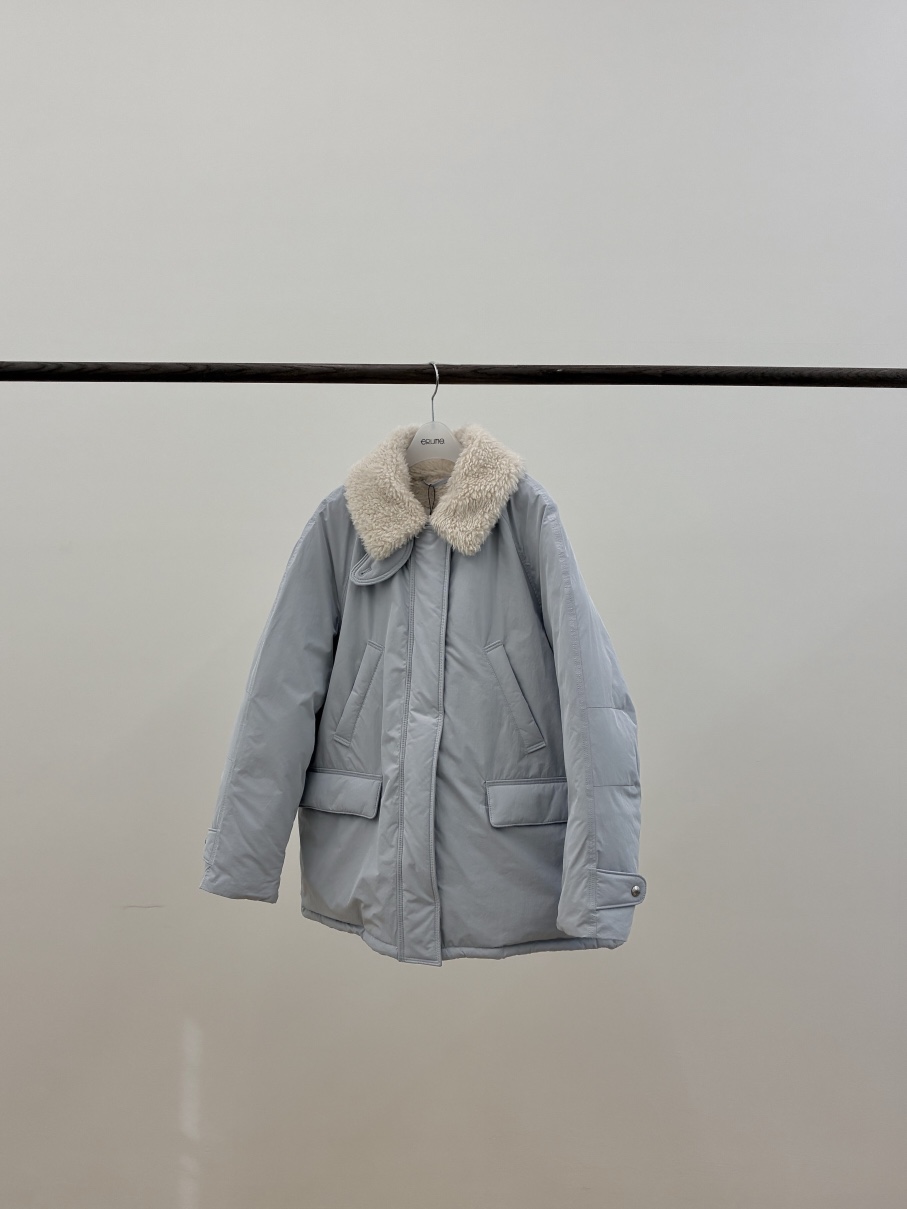 ERUME韓國直郵㊣女裝新款熱賣25秋冬職業時尚人氣真品短款棉服ERUME短款棉服圖色2