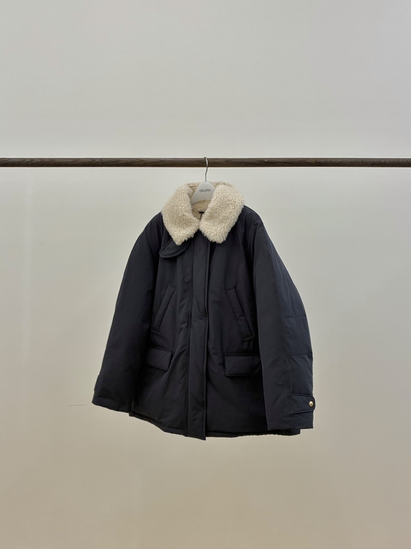 ERUME韓國直郵㊣女裝新款熱賣25秋冬職業時尚人氣真品短款棉服ERUME短款棉服圖色3