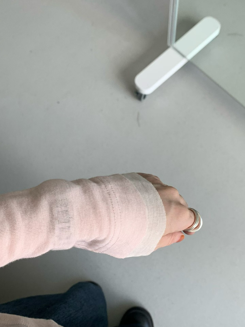 TAF韓國代購㊣女士新品人氣時尚休閑長袖T恤美利奴羊毛含腰繩TAF長袖T恤