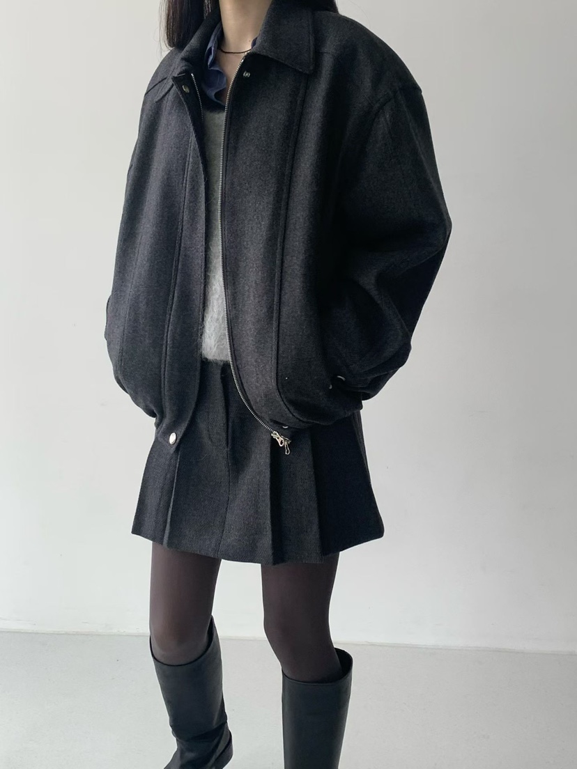 TAF韓國代購㊣女士新品真品休閑人氣時尚熱賣推薦職業25秋冬夾克TAF夾克