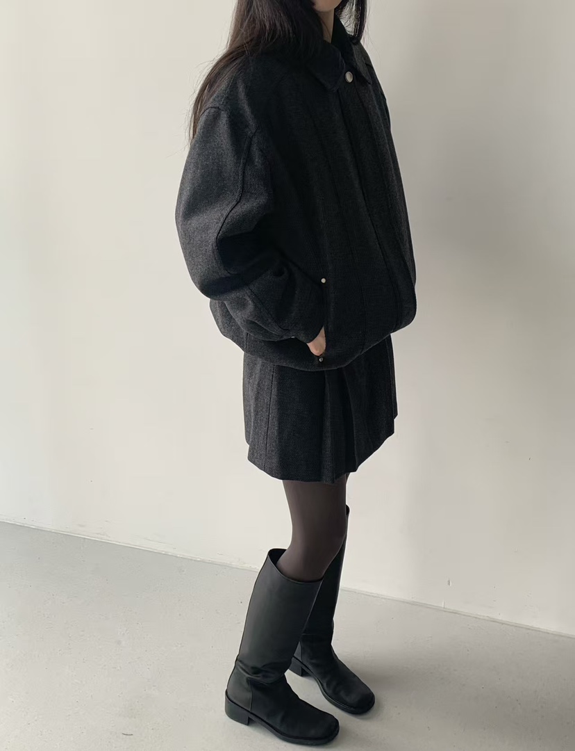 TAF韓國代購㊣女士新品真品休閑人氣時尚熱賣推薦職業25秋冬夾克TAF夾克