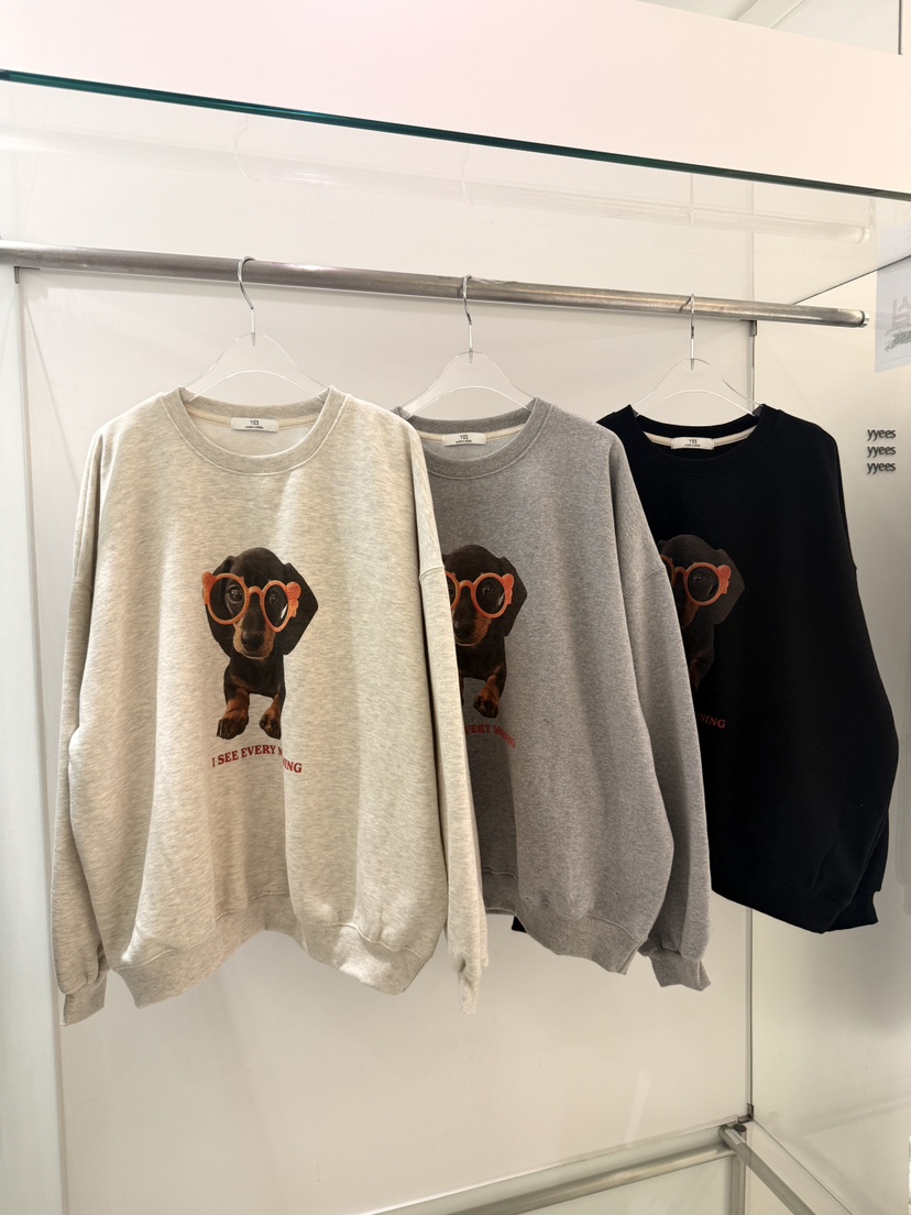 YES東大門㊣直郵女士新款人氣熱賣休閑25秋冬推薦時尚衛衣加絨YES衛衣