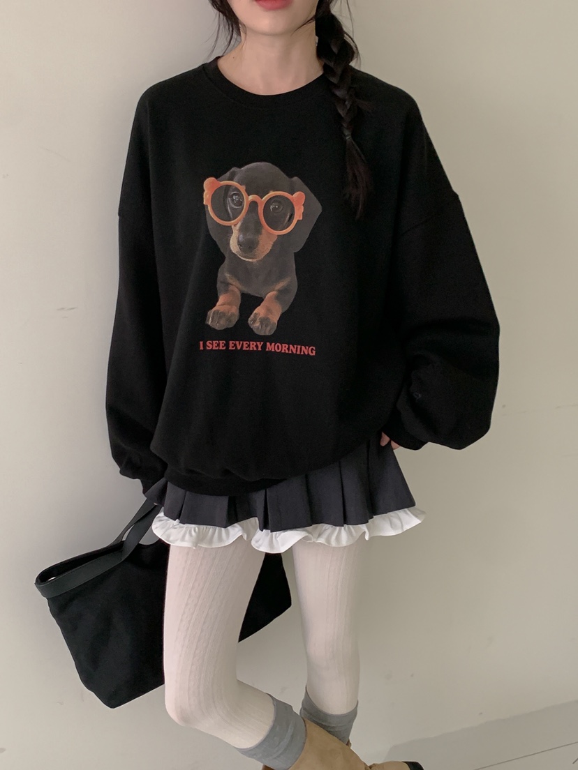 YES東大門㊣直郵女士新款人氣熱賣休閑25秋冬推薦時尚衛衣加絨YES衛衣