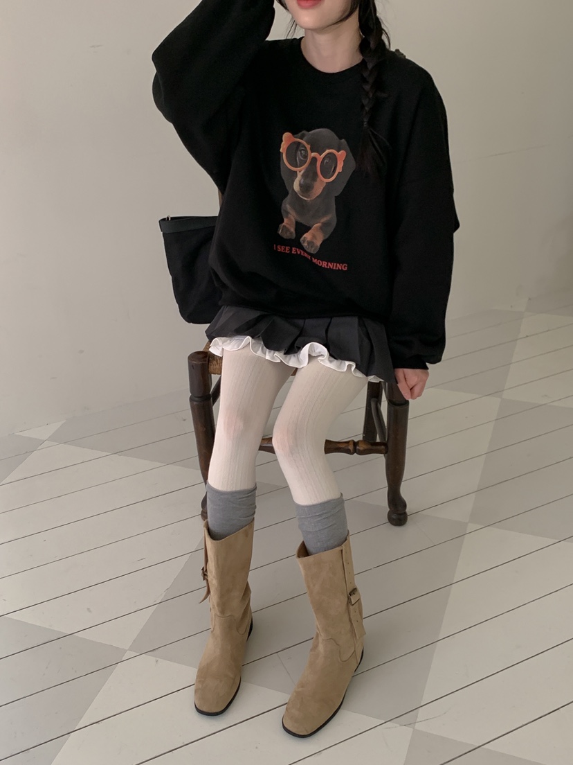 YES東大門㊣直郵女士新款人氣熱賣休閑25秋冬推薦時尚衛衣加絨YES衛衣